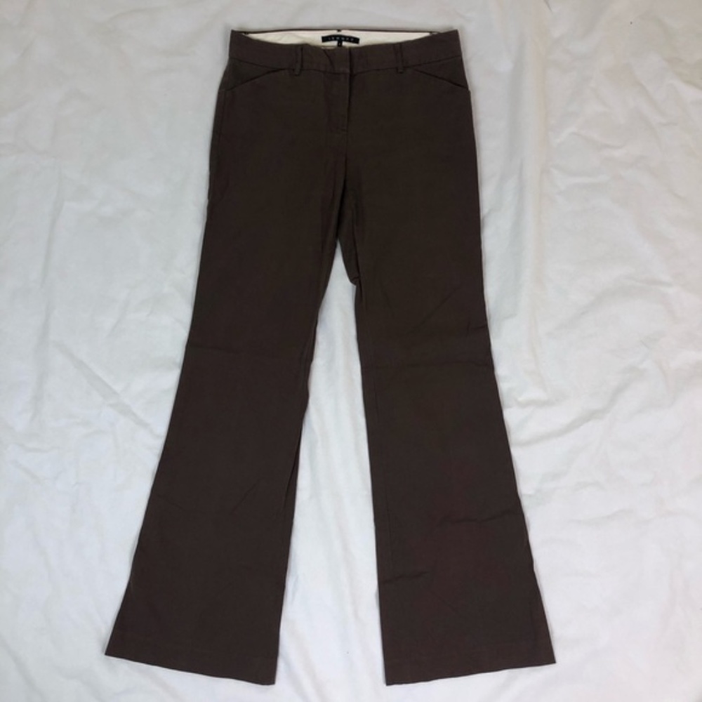 THEORY Women’s Brown Bootcut Dress Pants Size 6